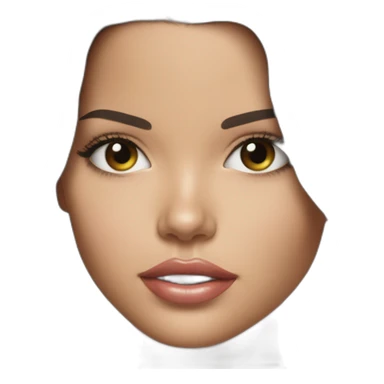 Adriana Lima young sticker