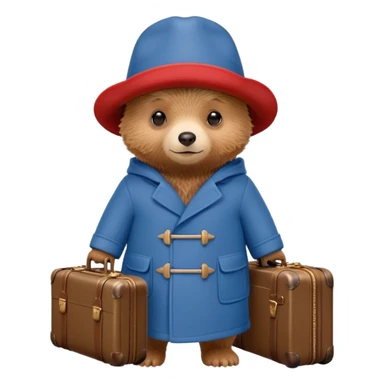 Paddington bear sticker