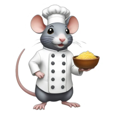 studio ghibli rat chef sticker
