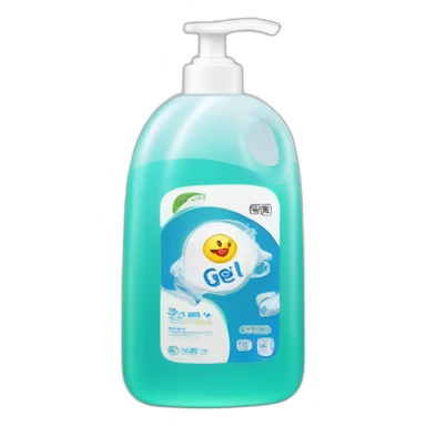 washing gel sticker