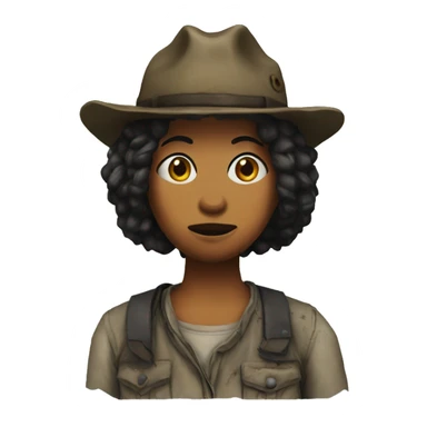 Clementine in the Walking Dead  sticker