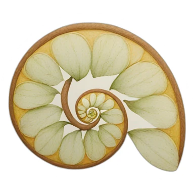 fibonacci drawing sticker