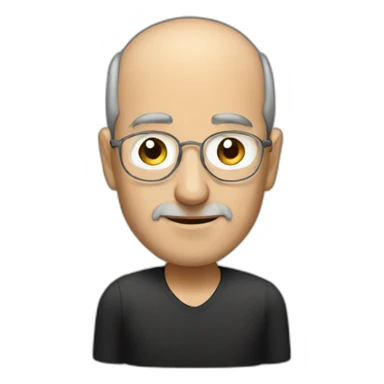 Steve job using android sticker