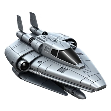 a star wars space ship sticker