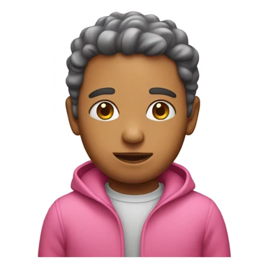 little pink person sticker