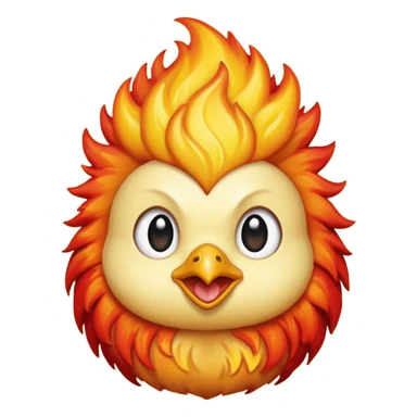 🔥+🐥 sticker