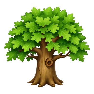 oak tree sticker