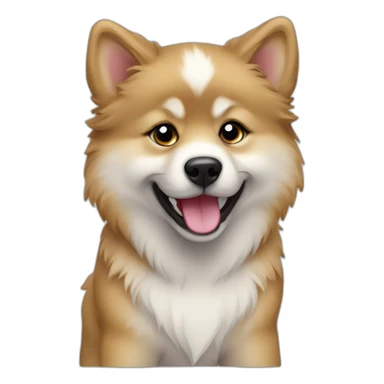 Wolfspitz-puppy sticker