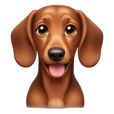 cute dachsund sticker