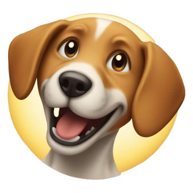 snickdoodle dog playing basketball  sticker