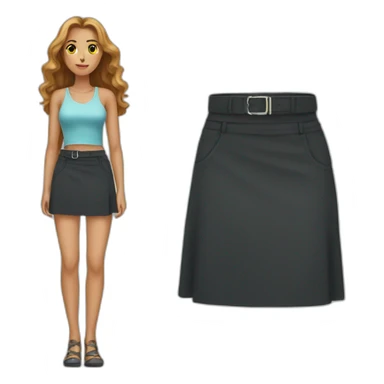 skirt too short sticker