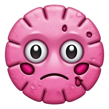 pink cellular dead skin  sticker