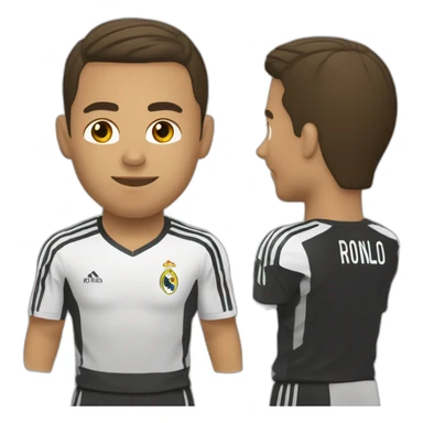 Quelqu'un qui donne un coup de ceinture à ronaldo sticker