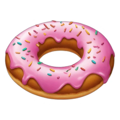two doughnut balloon sticker