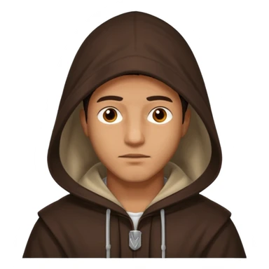 Homme cagoulé sticker