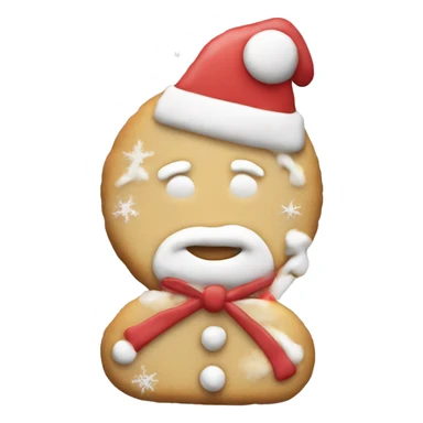 Christmas sugar cookie sticker