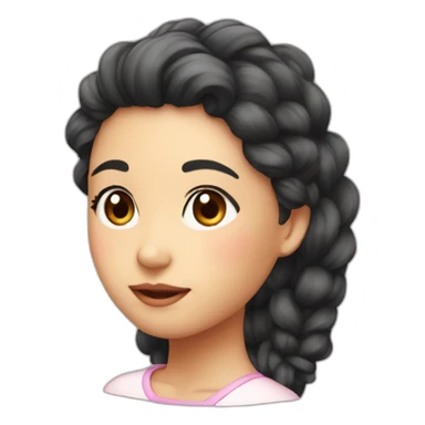 Soojin cabelo vermelho sticker