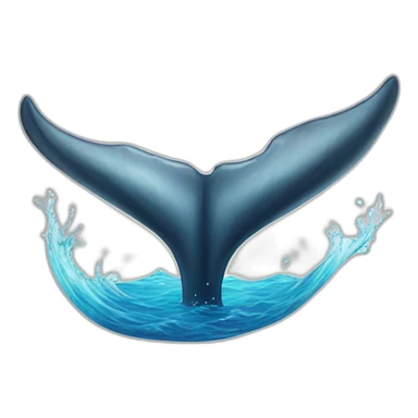 whale-tail sticker