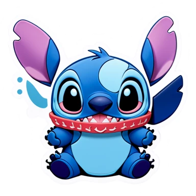 Stitch sticker