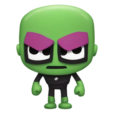 Space Invader zim sticker