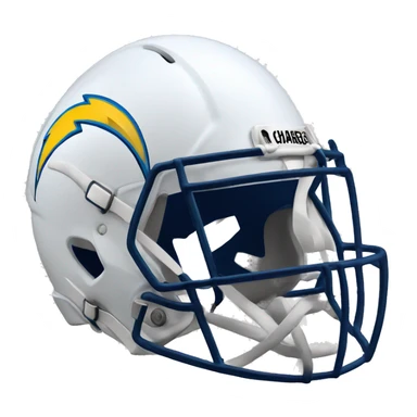 La chargers football helmet sticker