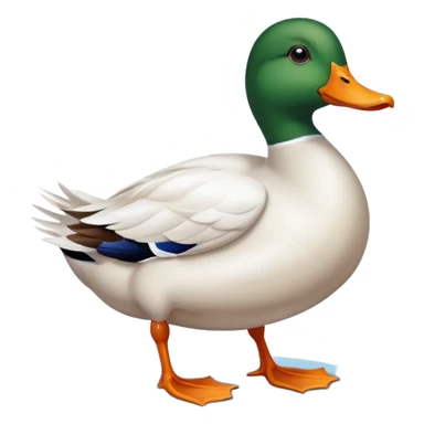 realistic duck sticker
