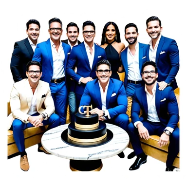 Grant Cardone, Tai Lopez, Josh King Madrid, Alex Hormozi, Iman Gadzhi, Daniel G, Branden Condy, Patrick Bet-David, Dan Henry, Luke Belmar, Shelby Sapp, Leila Hormozi, Tefi Valenzuela, business, influencers, friends, rich millionaire success lifestyle, private jet , supercars, success, sales sticker