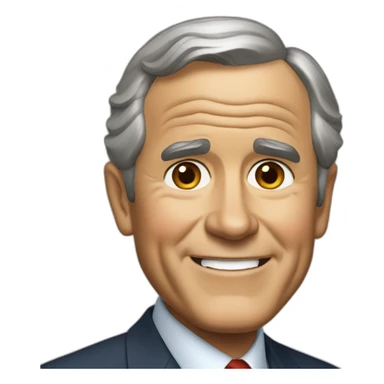 George Bush sticker
