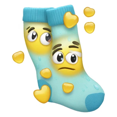 wet socks sticker