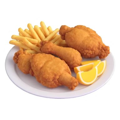 fried chicken meal sticker