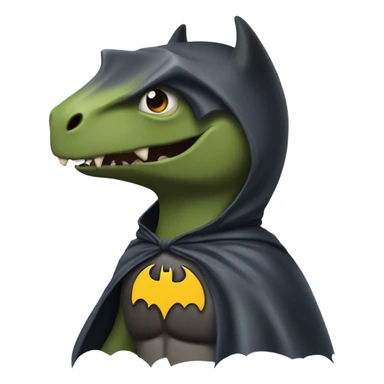 Batman but he’s a dinosaur  sticker