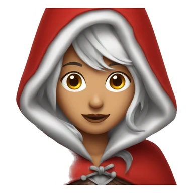 Red riding hood sticker