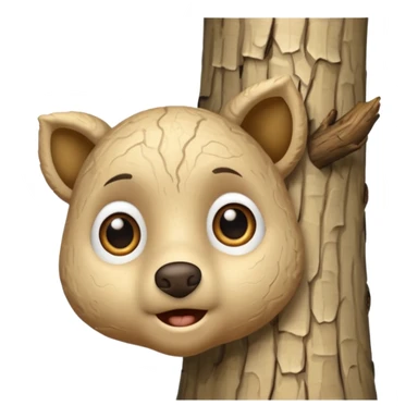 aspen tree eyes looking left sticker