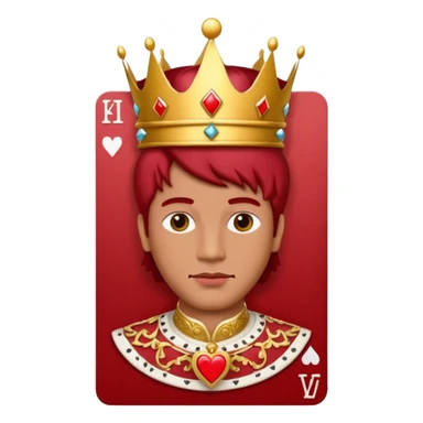 King of Hearts sticker