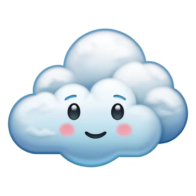 cloud when you thin sticker