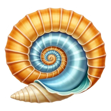 Scientific artistic pic of a 🐚  sticker