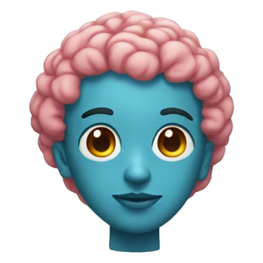 artist with palette, galaxy brain sticker