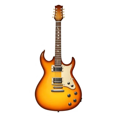 Led zeppelin guitar  sticker