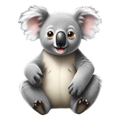 Koala ￼wearing a oddie  sticker