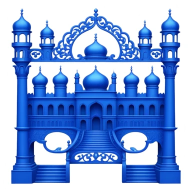 Royal Blue Aesthetic Scenery Deco sticker