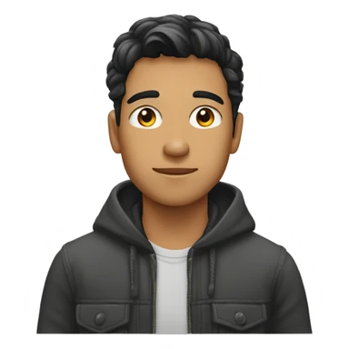 Hombre moreno joven  sticker