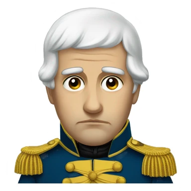Sad Napoleon sticker