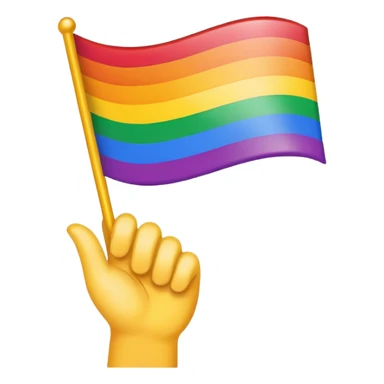 LGBTQ+ flag sticker