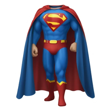 SUPERMAN CAPE sticker