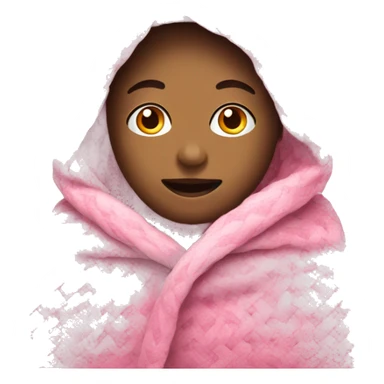 pink christmas blanket sticker