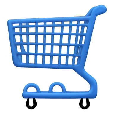 Walmart blue shopping cart sticker