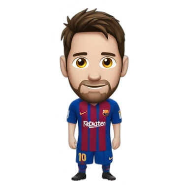 Messi con sueño  sticker