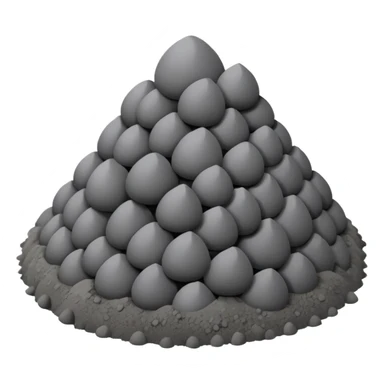 a pile of Ash sticker