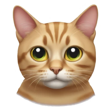 Cat with three eyes  sticker