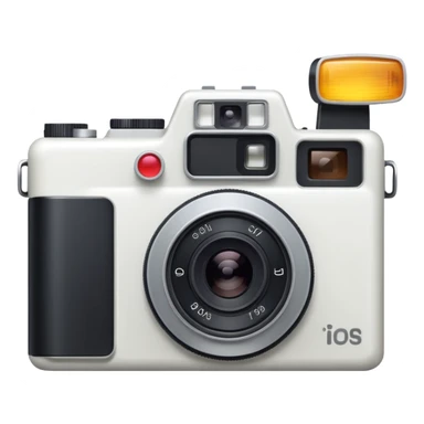 1990's camera White  sticker